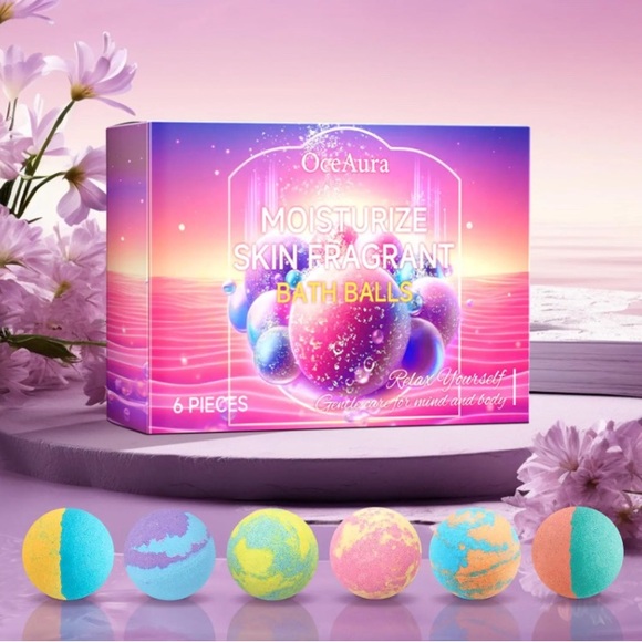 OceAura Other - OceAura Moisture Skin
Fragrance Bath Bombs (6 - pack) new sealed box